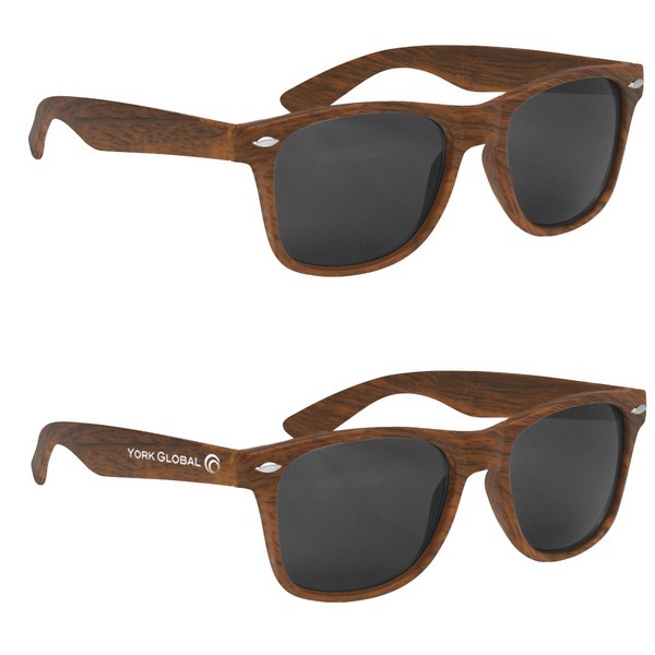 GH6223W Woodtone Malibu Sunglasses With Custom ...